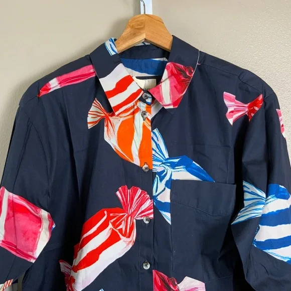 Anthropologie The Soren Long-Sleeve Shirt Dress by Maeve - Picture 7 of 16